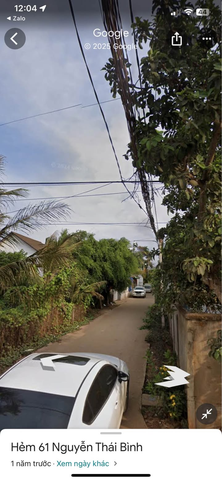 Đất thổ cư Hẻm 61 Nguyễn Thái Bình 130m² giá 1.6 tỷ - Gần sân bay Buôn Ma Thuột!