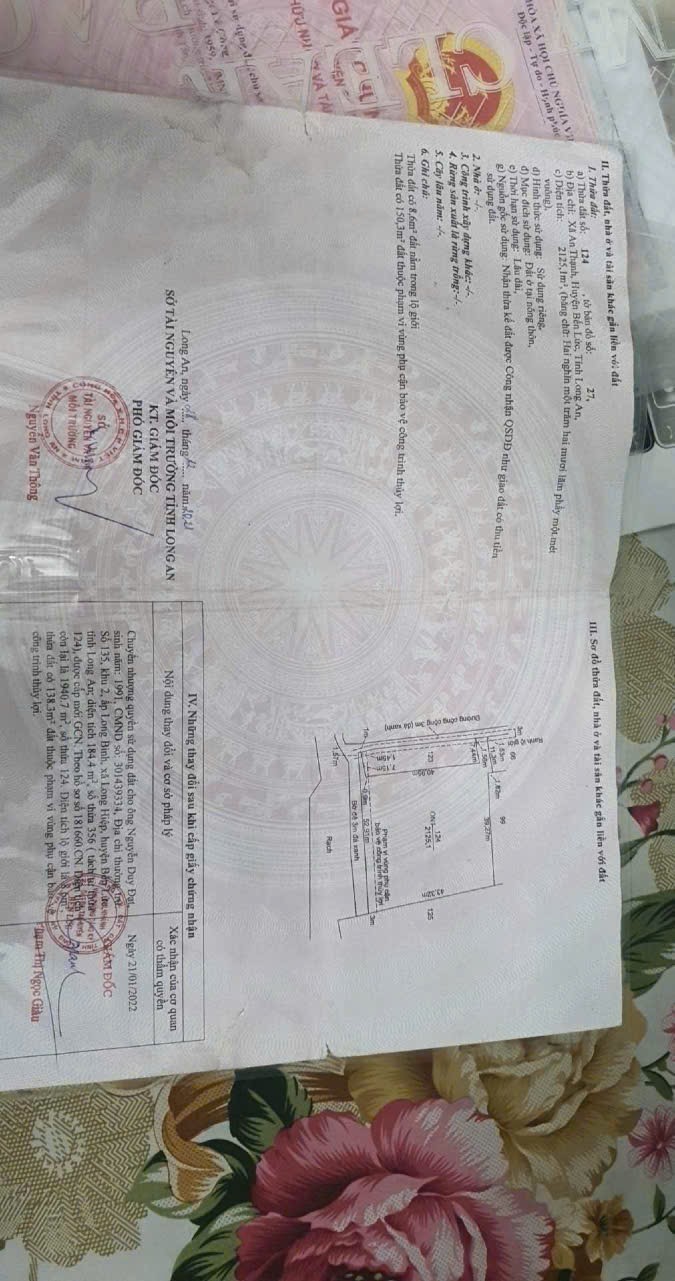 Đất nền ấp An Thạnh, Bến Lức 2125m² giá 9 tỷ - Đường xe hơi tận nơi!