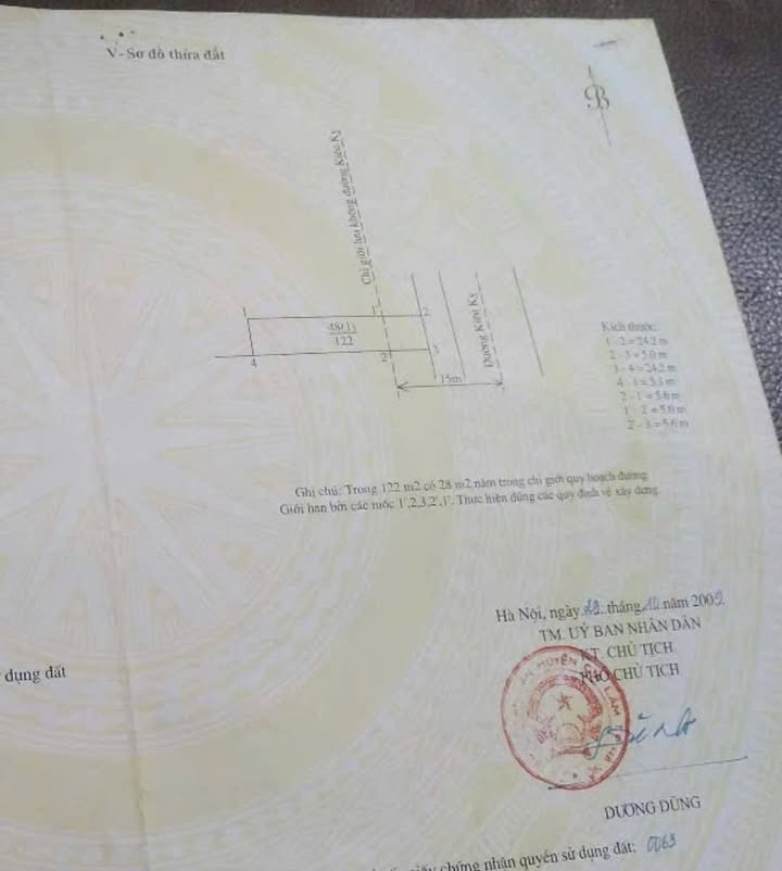 Đất Kiêu Kỵ, Gia Lâm 122m² - Vị trí đắc địa, kinh doanh sinh lời cao!