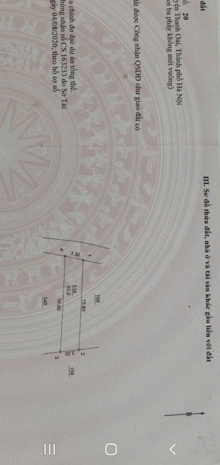 Đất thổ cư thôn Gia Vĩnh, Thanh Oai 50m² giá chỉ 300 triệu - Hàng hiếm gần đường lớn!