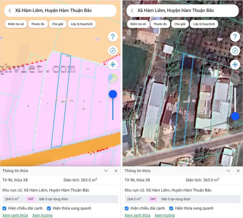 Đất nền 263m² mặt tiền Hàm Liêm giá chỉ 499 triệu - Sổ đỏ chính chủ