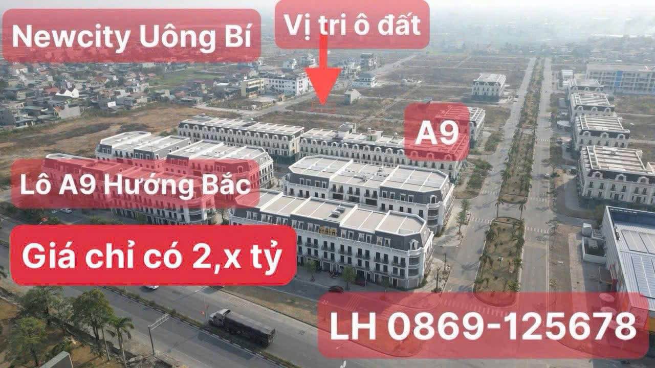 Đất nền Uông Bí New City 120m² chỉ 2 tỷ - Cơ hội đầu tư hấp dẫn!