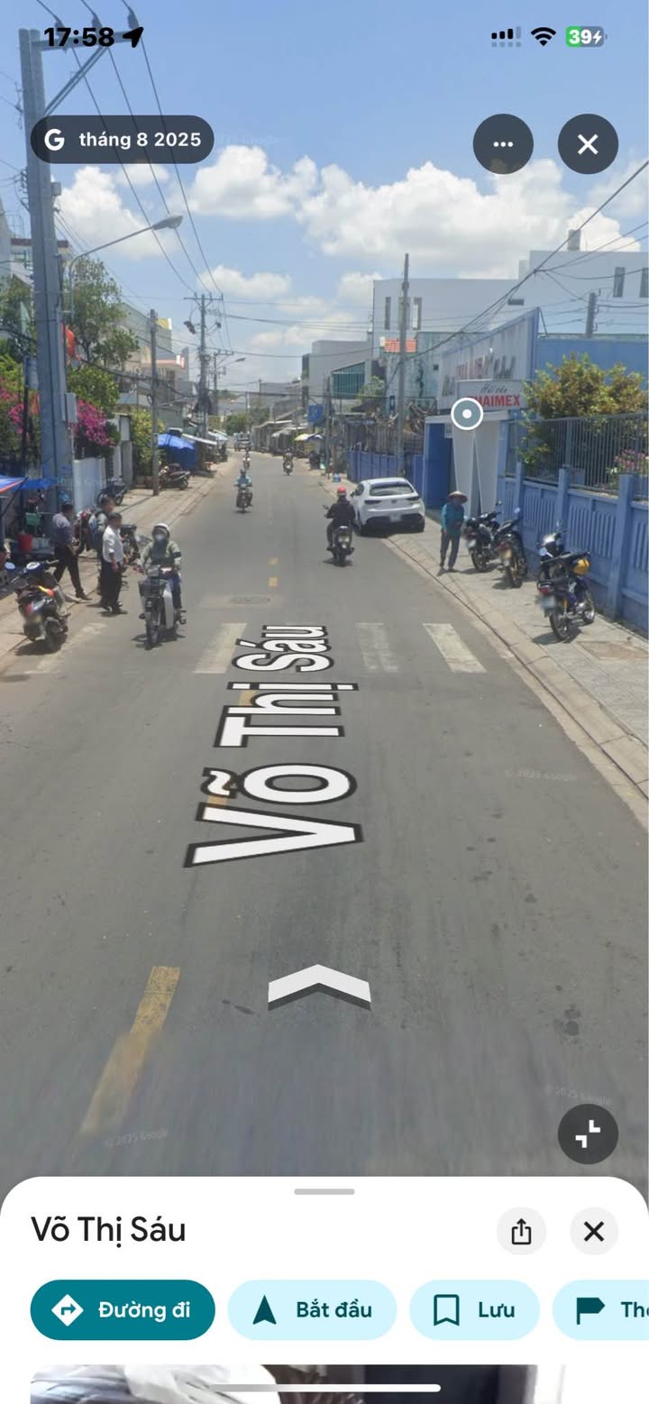 Đất thổ cư mặt tiền Võ Thị Sáu, Phan Thiết 142m² giá 4.5 tỷ - Kinh doanh sầm uất gần biển!