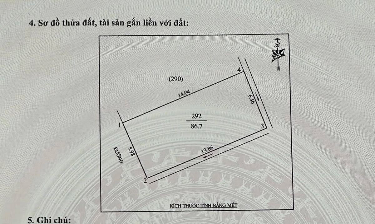 Đất nền Quán Bàu, Vinh 86.7m² giá 4.5 tỷ - Sổ đỏ chính chủ, vị trí đẹp!