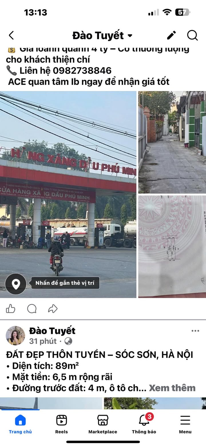 Đất thổ cư thôn Thắng Lợi, Phú Minh 112m² giá 4 tỷ - Tiềm năng tăng giá mạnh!