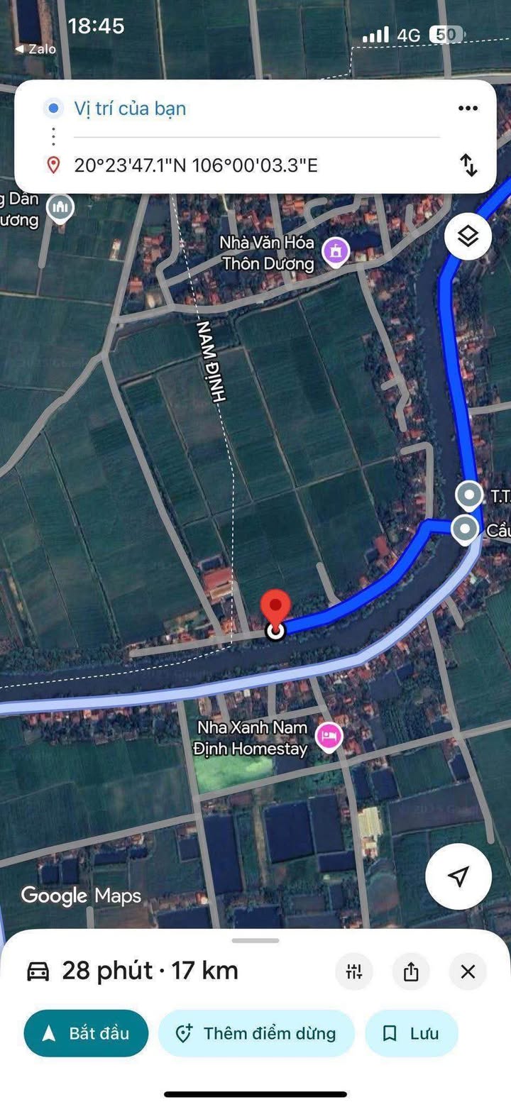 Đất nền Yên Tân, Ý Yên 186m² giá 700 triệu - Nhìn sông thoáng mát!