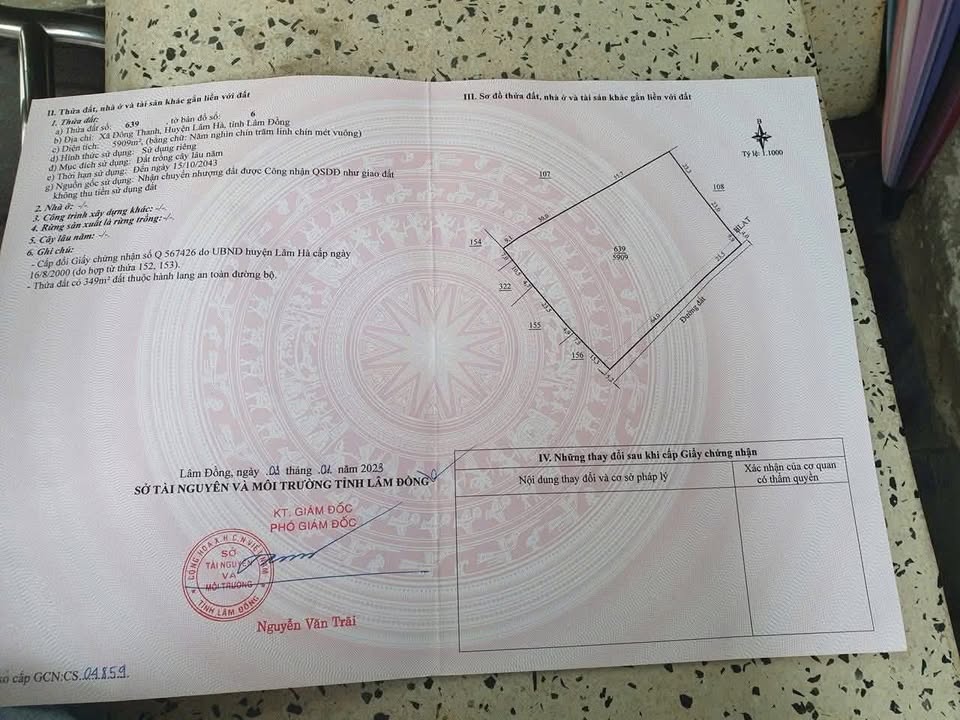 Đất nền Đông Thanh, Lâm Hà 5900m² giá 9.5 tỷ - Sổ đỏ chính chủ!