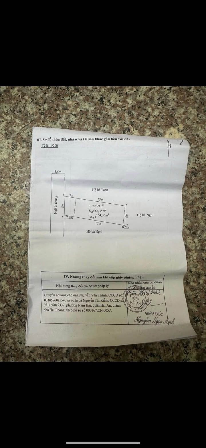 Đất nền mặt ngõ 76 Tràng Cát, Hải An 79.5m² giá chỉ 2.783 tỷ - Tiềm năng đầu tư lớn!