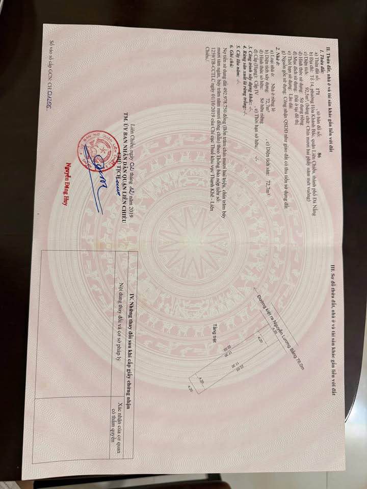 Nhà cấp 4 Liên Chiểu Đà Nẵng 92,5m² giá 3,15 tỷ - Sổ đỏ chính chủ, gần chợ và trường học!