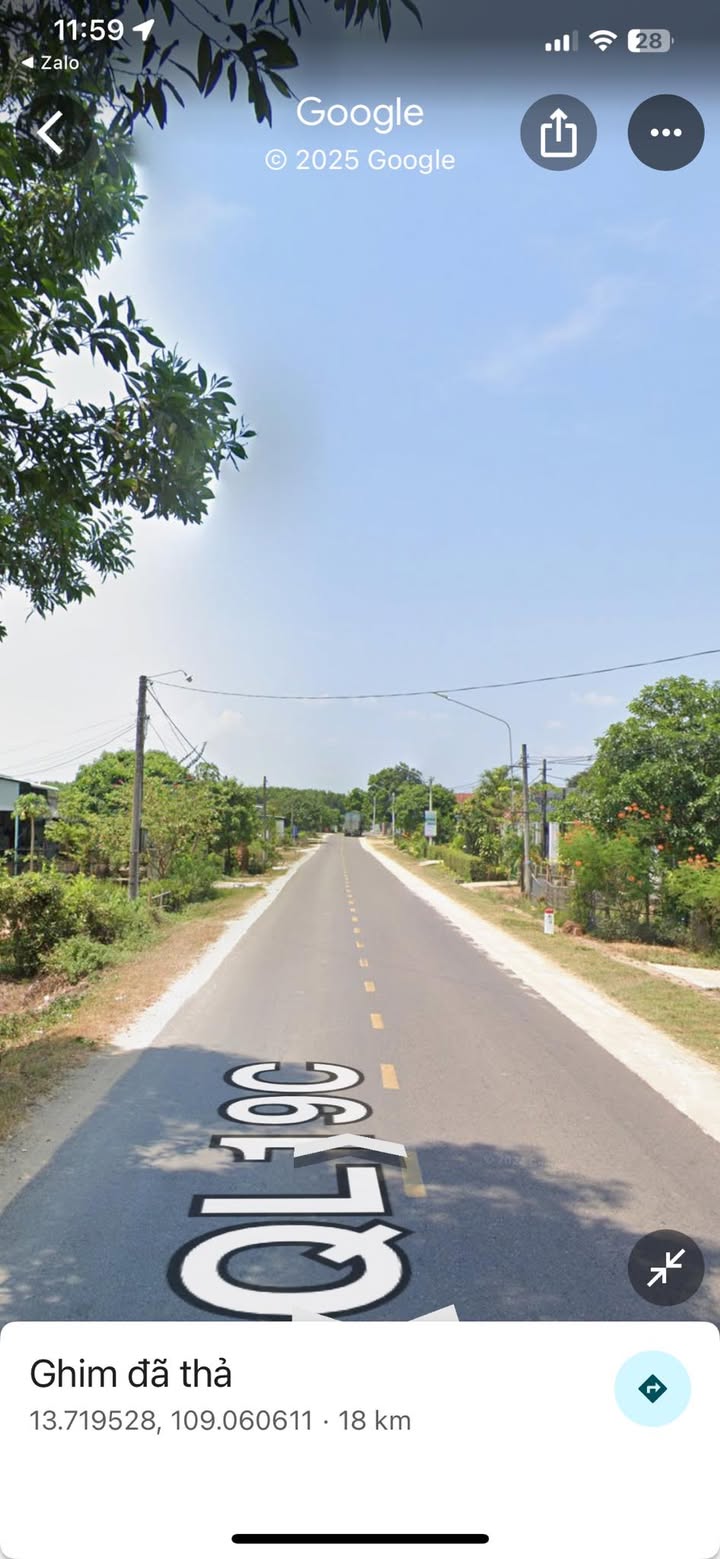 Đất mặt tiền Quốc lộ 19C Canh Vinh 287m² giá 1 tỷ - Cơ hội đầu tư hấp dẫn!