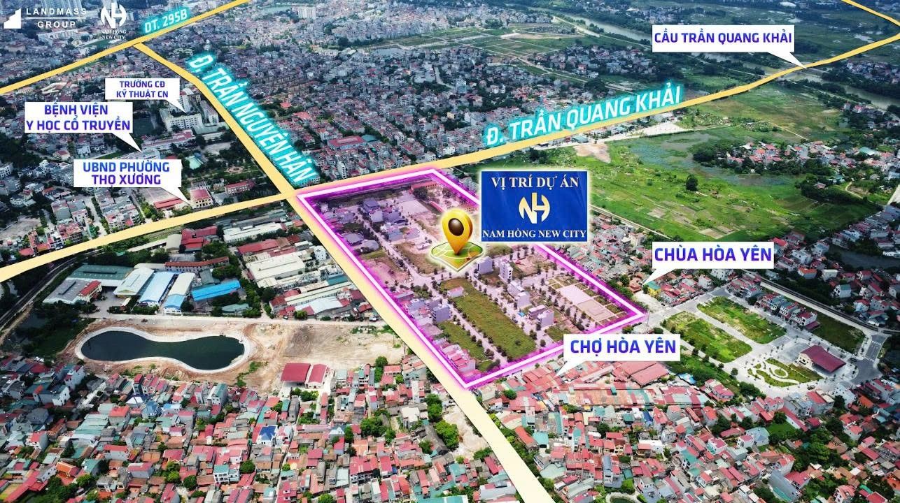 Đất nền dự án Nam Hồng Bắc Giang 85m² - Giá chỉ từ 5 tỷ đồng!