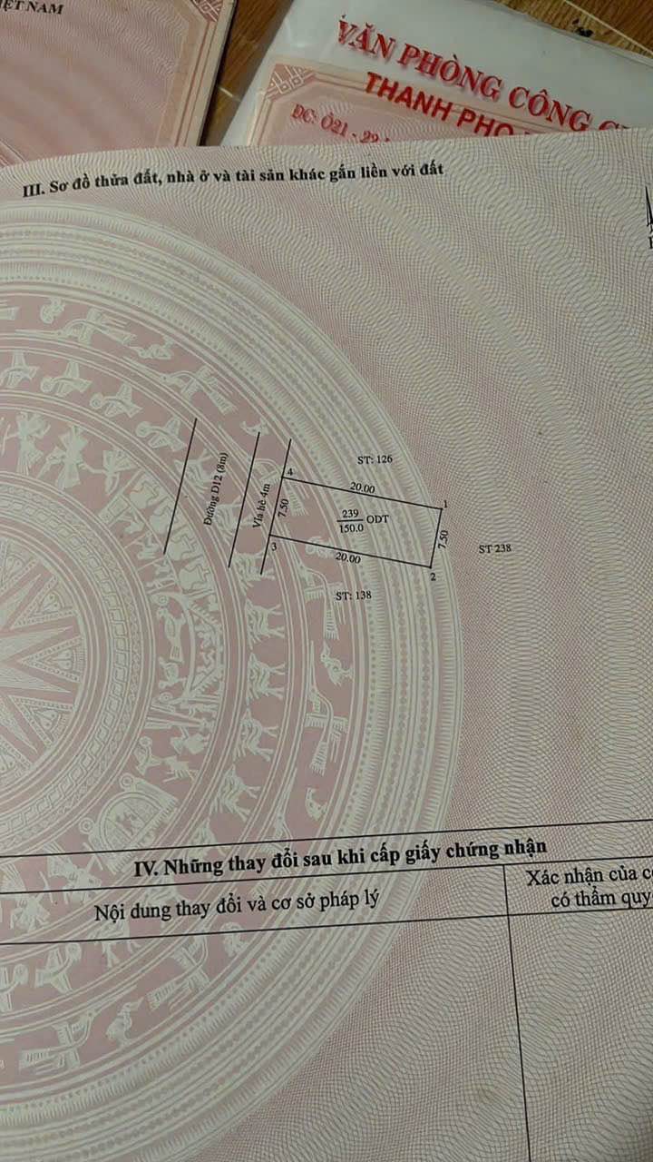 Đất nền Định Hoà Thủ Dầu Một 150m² giá 2.4 tỷ - Đầu tư sinh lời ngay!
