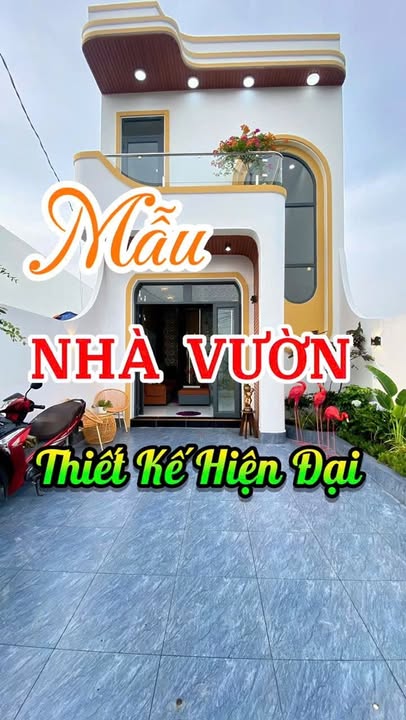 Nhà vườn hiện đại tại Mỹ Lộc, Tây Ninh 125m² giá 3.49 tỷ - Sổ riêng, hoàn công!
