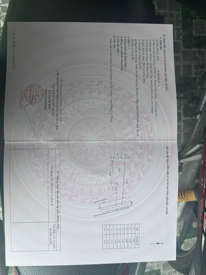 Đất thổ cư Lộc Trung, Cần Giuộc 739m² - Giá thỏa thuận, đầu tư sinh lời!