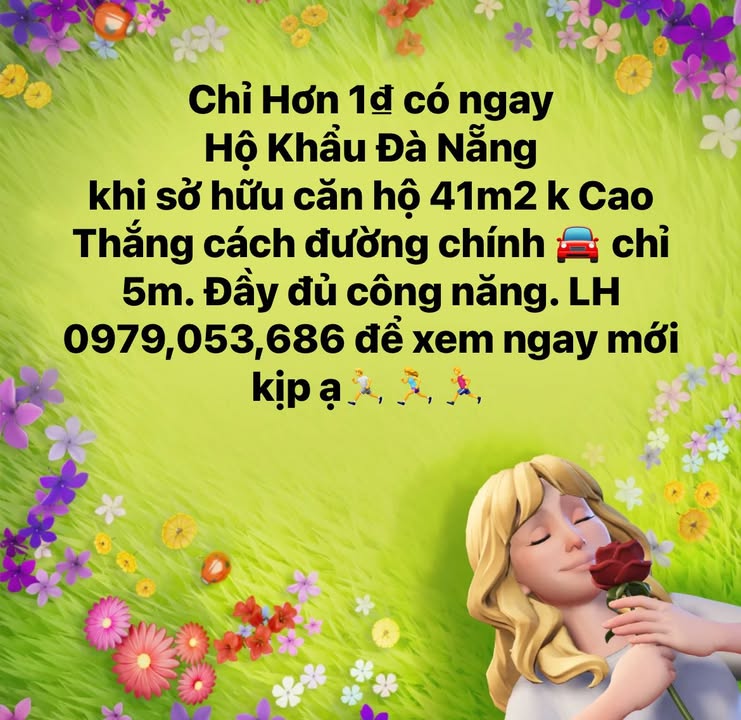 Căn hộ 41m² tại Hải Châu, Đà Nẵng - Giá Thỏa Thuận, Vị Trí Đắc Địa!