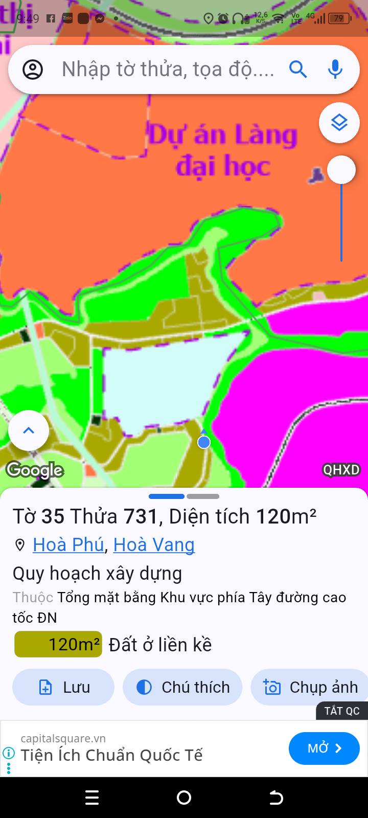 Đất nền Hòa Phú, Đà Nẵng 120m² giá 799 triệu - Đầu tư lâu dài sinh lời!