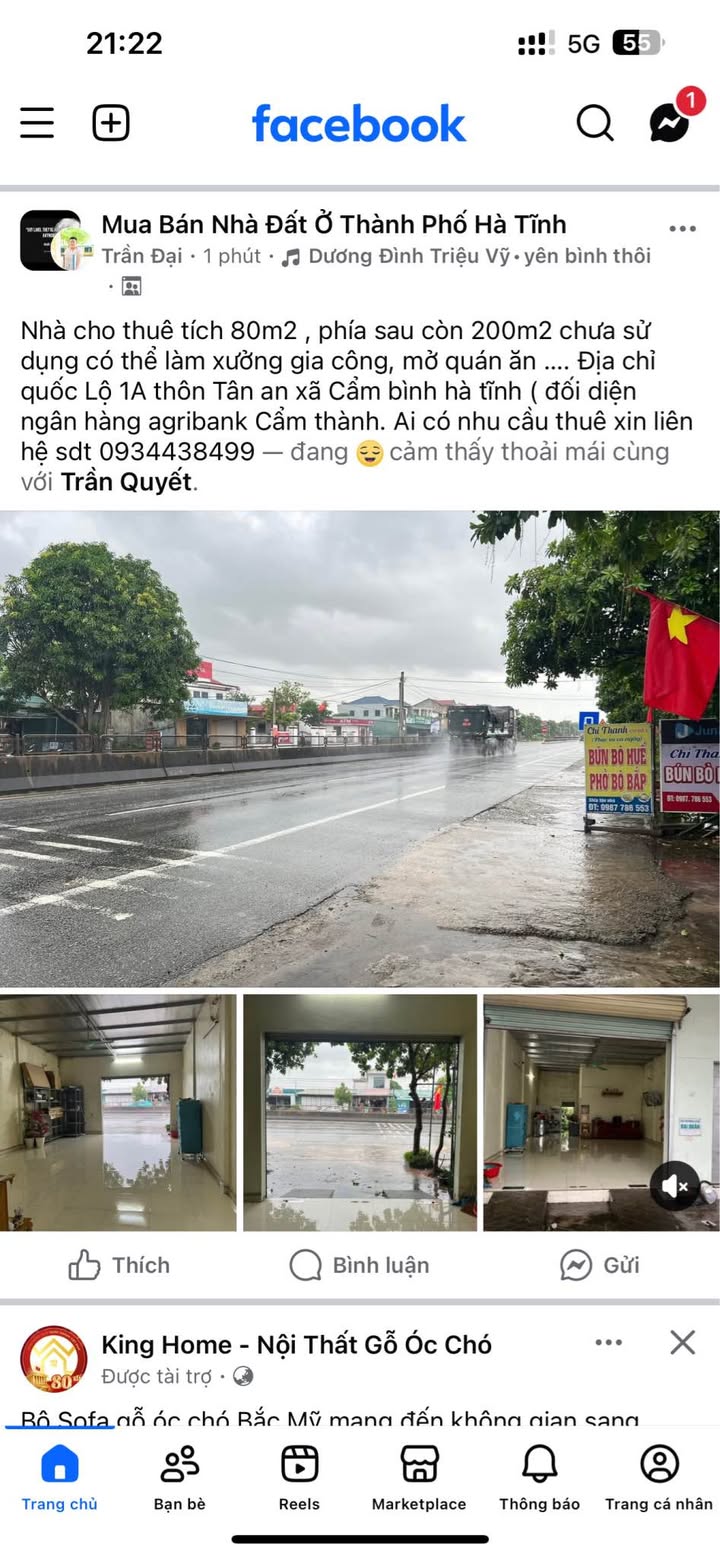 Đất cho thuê dài hạn mặt tiền Quốc lộ 1A, 195m² - Cơ hội kinh doanh tuyệt vời!