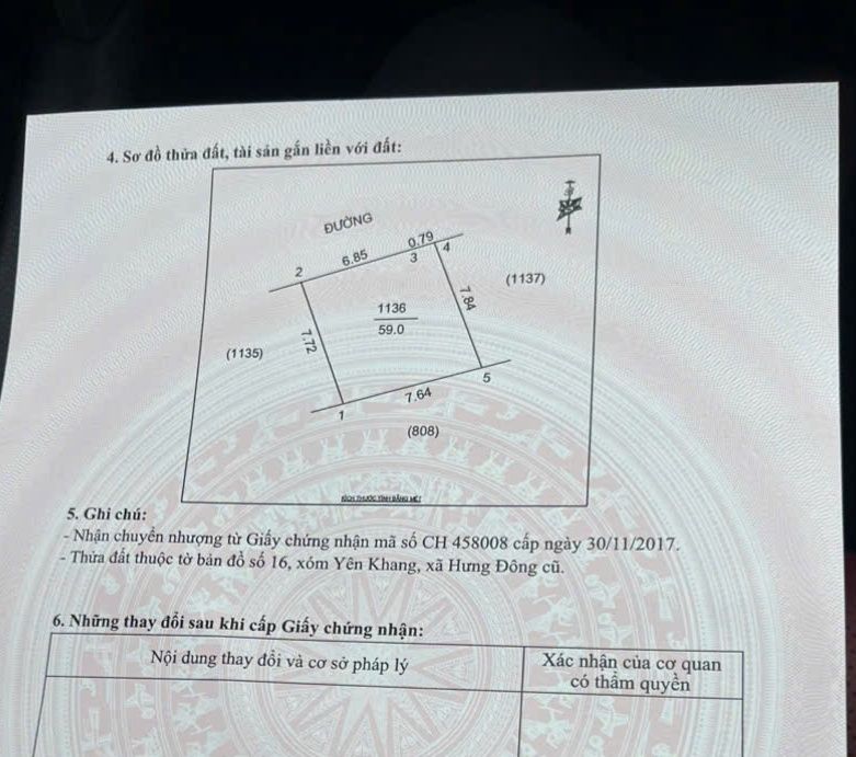 Đất Hưng Đông Vinh 59m² giá 1 tỷ - Hướng Đông Bắc, đường ô tô vào thoải mái!