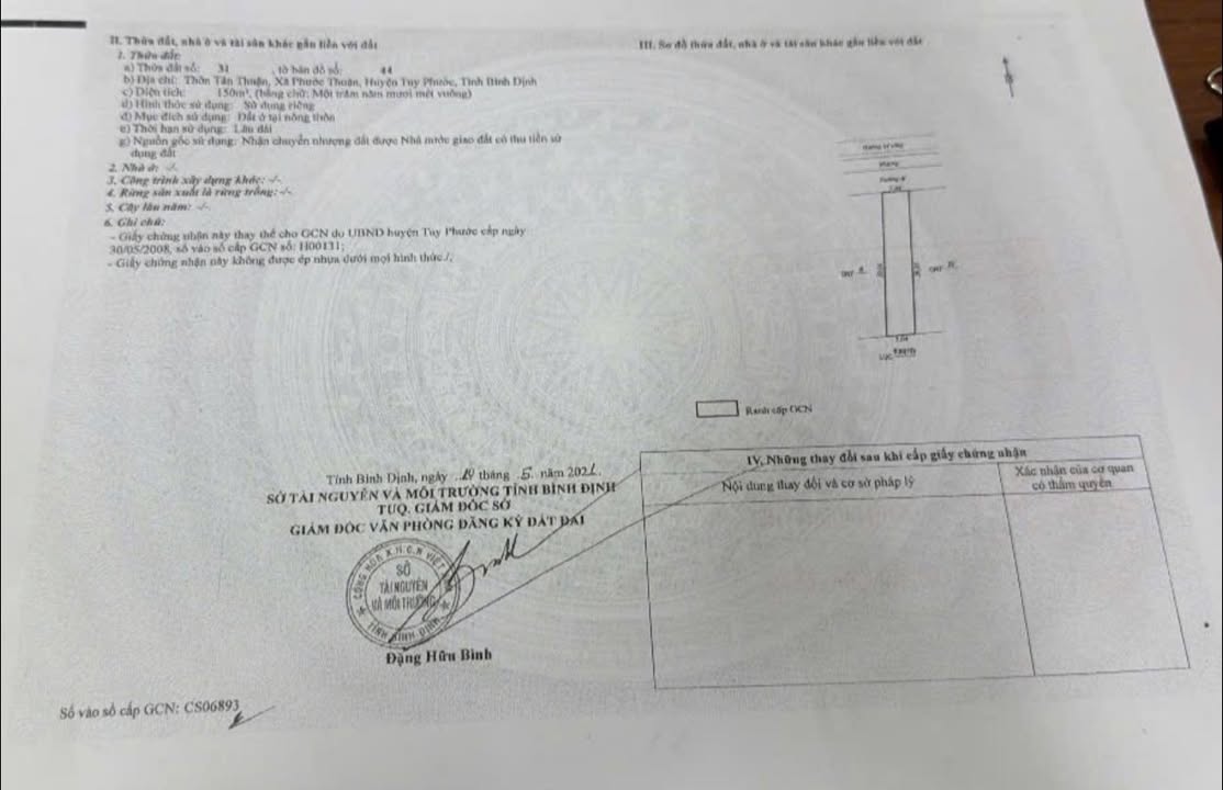 Đất nền Phước Thuận 150m² giá 2.5 tỷ - Đối diện trường học, tiện ích đầy đủ!