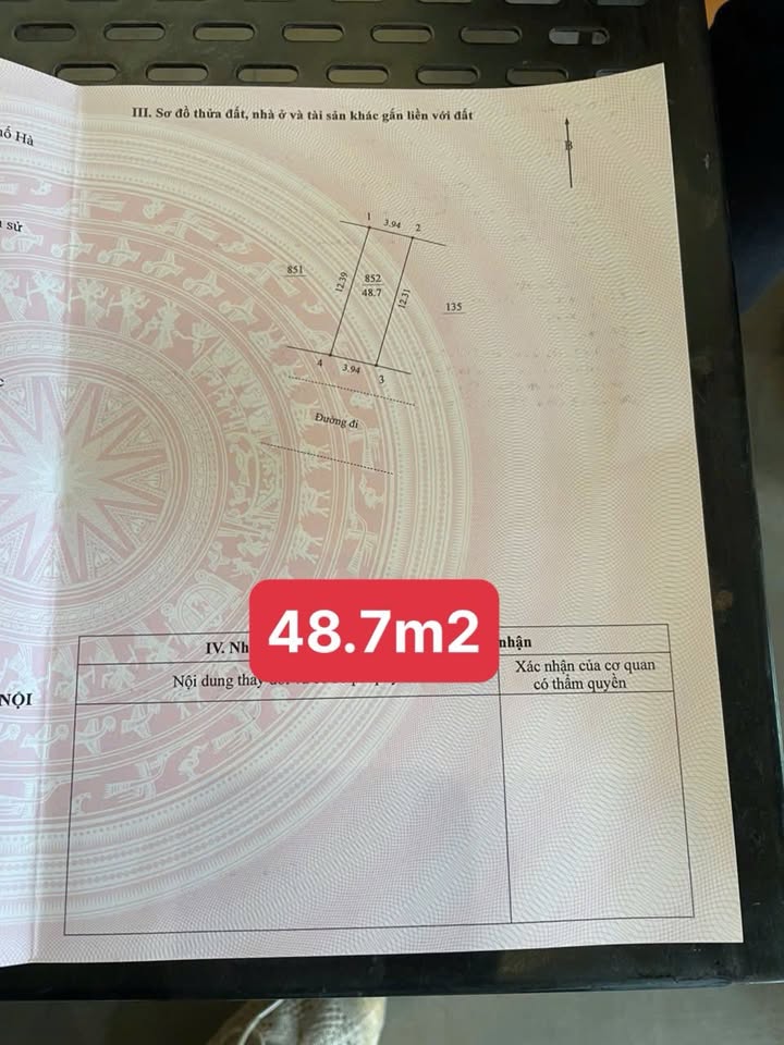 Đất dịch vụ Vân Canh Hoài Đức 48.7m² - Vị trí trung tâm, thuận lợi đầu tư!