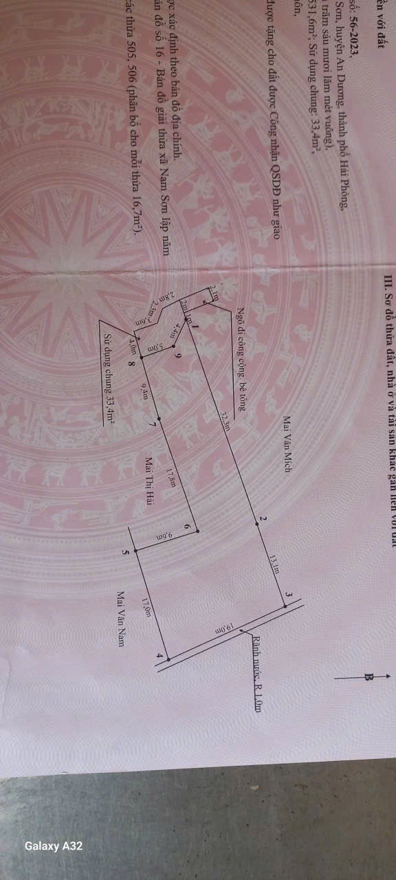 Đất phân lô Nam Sơn An Dương 400m² - Cơ hội đầu tư tuyệt vời!