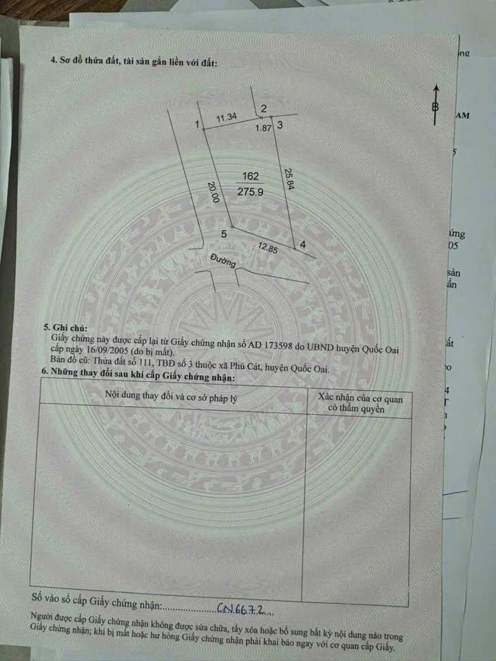 Đất thổ cư 275m² tại Phú Cát, Quốc Oai - Lô góc 2 mặt tiền, giá chỉ từ 2x triệu!
