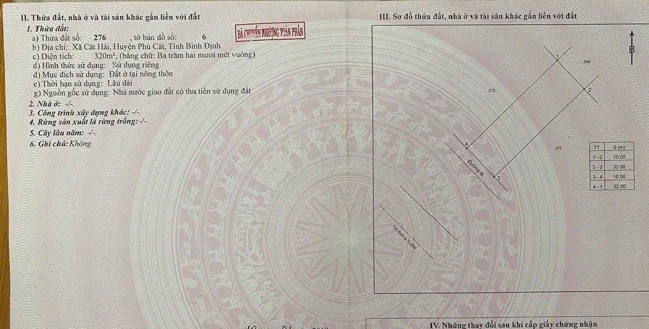 Đất mặt tiền ĐT639, Cát Hải, Phù Cát 640m² giá 6.8 tỷ - Gần biển chỉ 1 phút đi bộ!