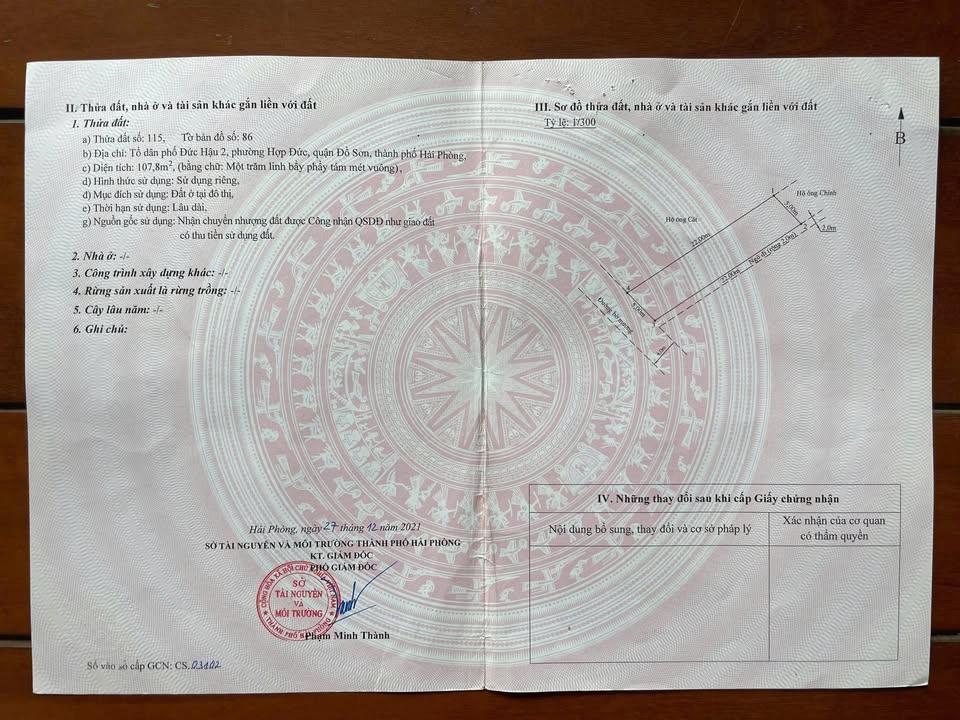 Đất nền lô góc mặt đường 20m tại Nam Đồ Sơn 107m² - Giá thỏa thuận hấp dẫn!