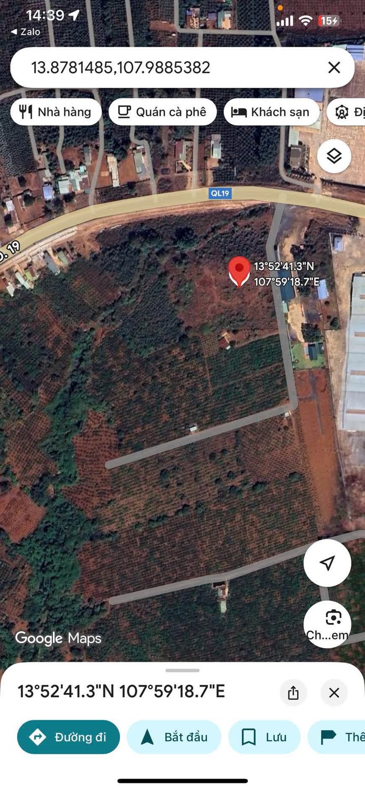 Đất mặt đường QL 19, xã Gào, 8000m² giá 7 tỷ - Cơ hội đầu tư hiếm có!