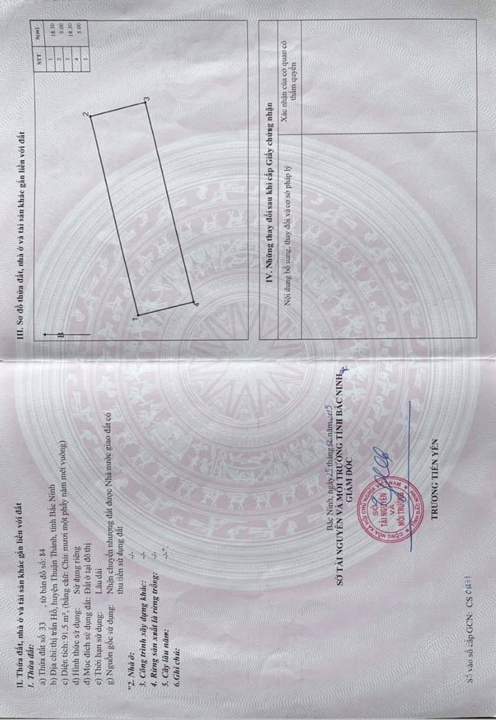 Đất nền mặt đường Quốc Lộ 38, Thuận Thành 183m² - Vị trí đắc địa gần KCN
