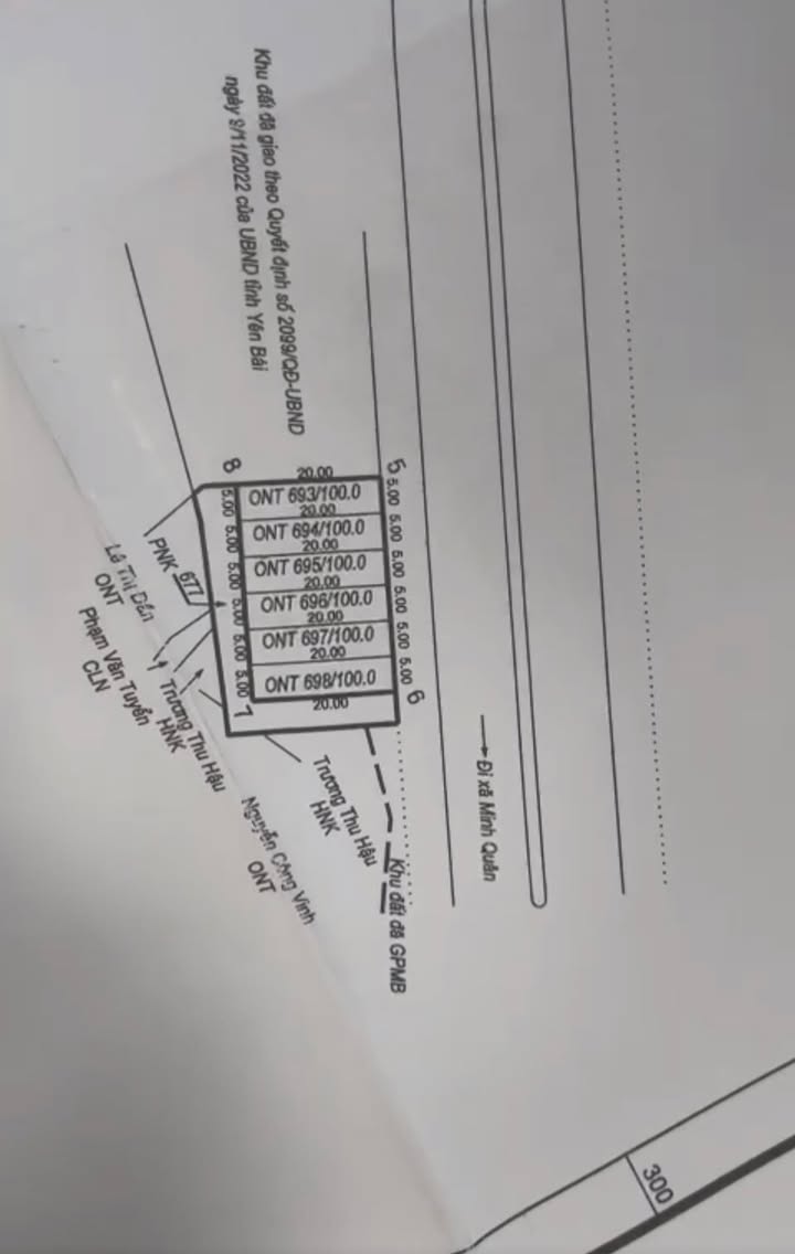 Lô đất đẹp 100m² mặt tiền khu tái định cư 2A, phường Âu Lâu, TP. Lào Cai - Cơ hội đầu tư sinh lời!