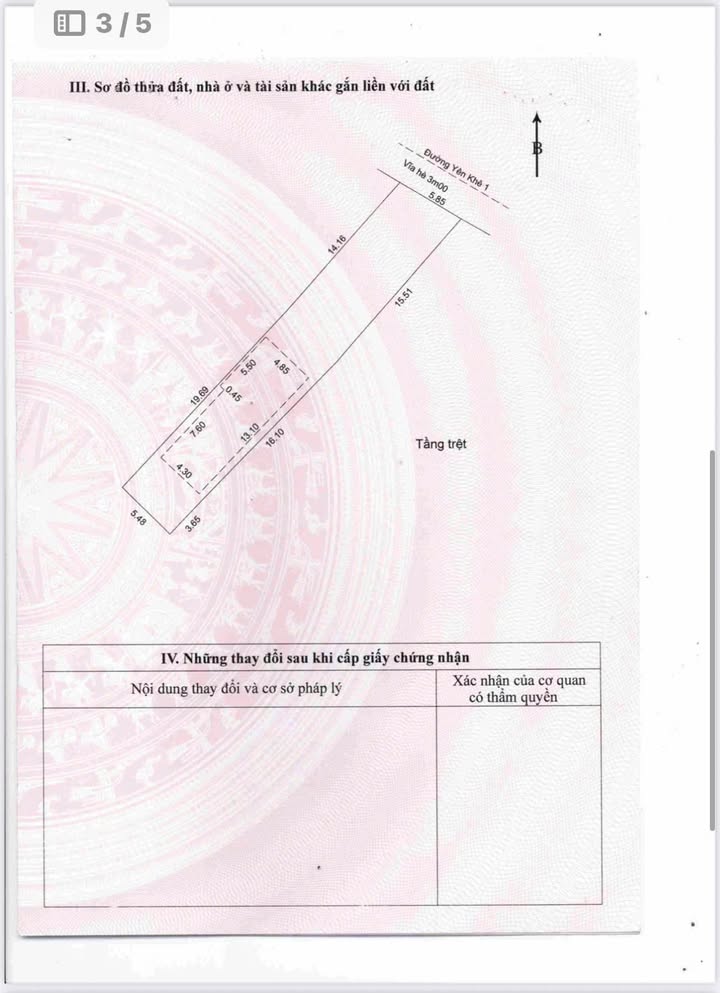 Đất nền mặt tiền đường Yên Khê 1, quận Thanh Khê, Đà Nẵng 197m² - Cơ hội đầu tư tuyệt vời!