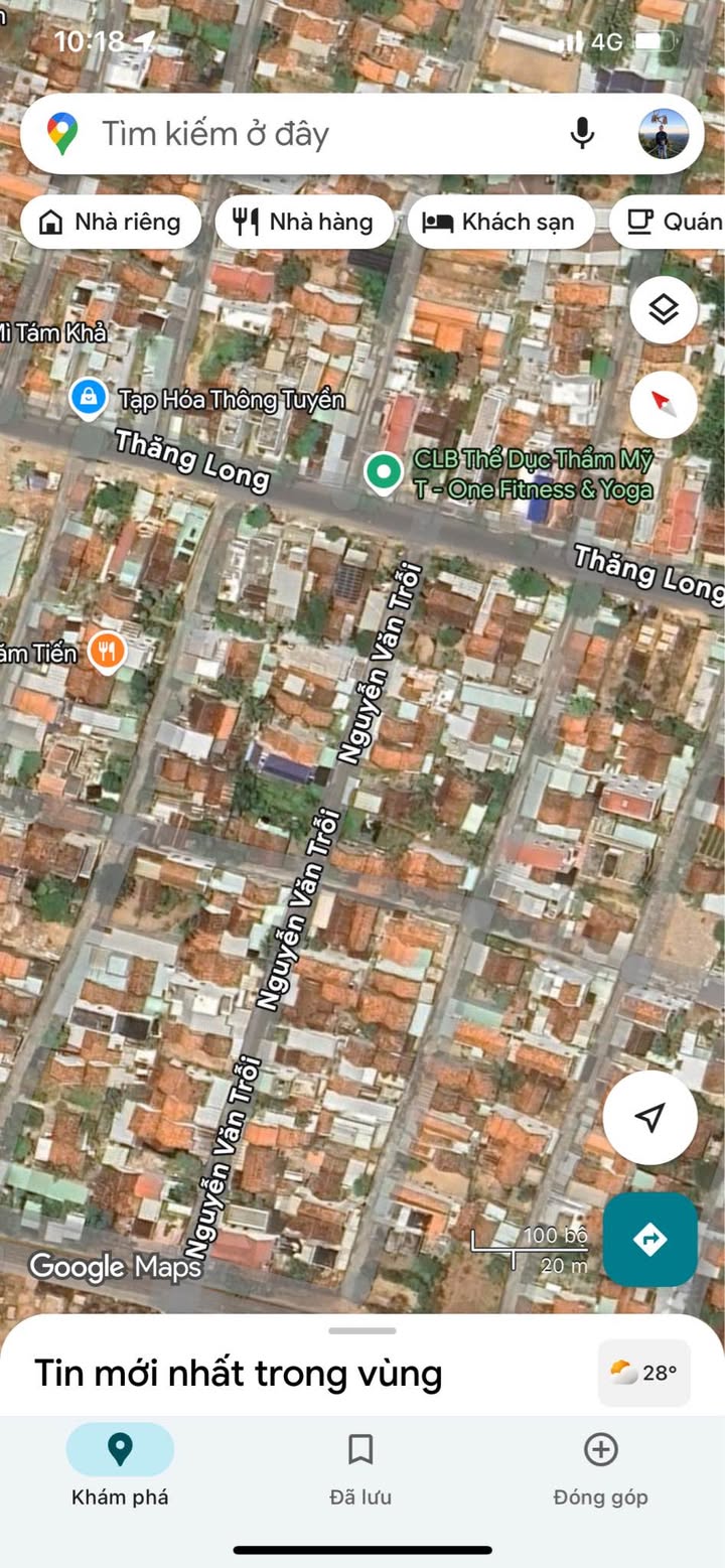 Đất mặt tiền Nguyễn Văn Trỗi, Tuy Hòa 105m² giá chỉ 1 tỷ - Sổ đỏ chính chủ!