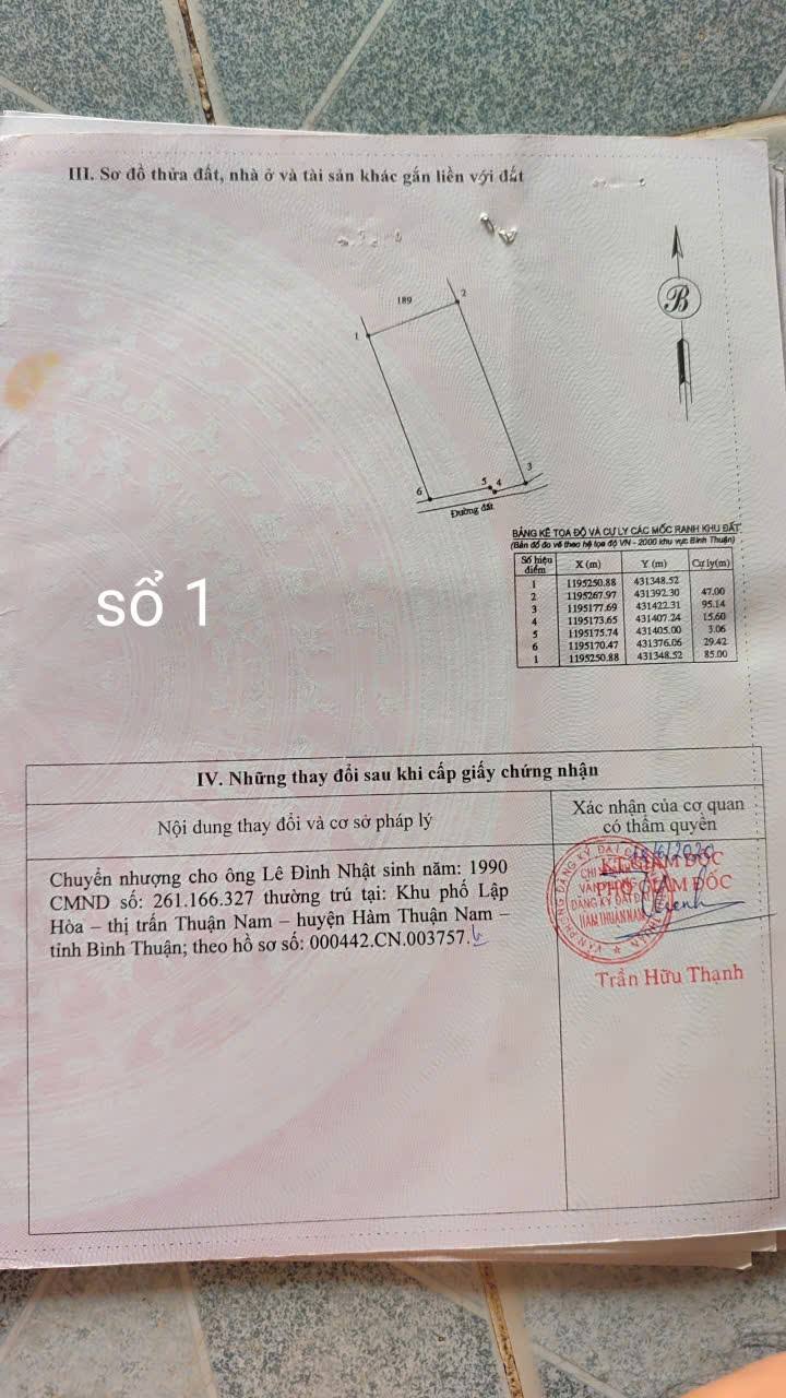 Đất nền 8.000m² tại thị trấn Hàm Thuận Nam - Giá chỉ 2 tỷ, cơ hội đầu tư không thể bỏ qua!