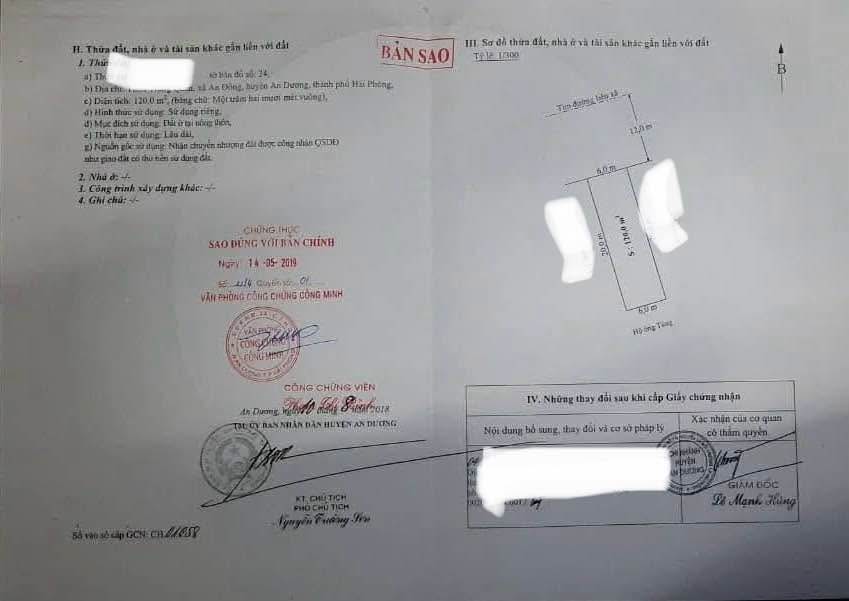 Nhà mặt đường Chùa Nghèo, An Dương 120m² giá chỉ 10 tỷ - Kinh doanh sầm uất!