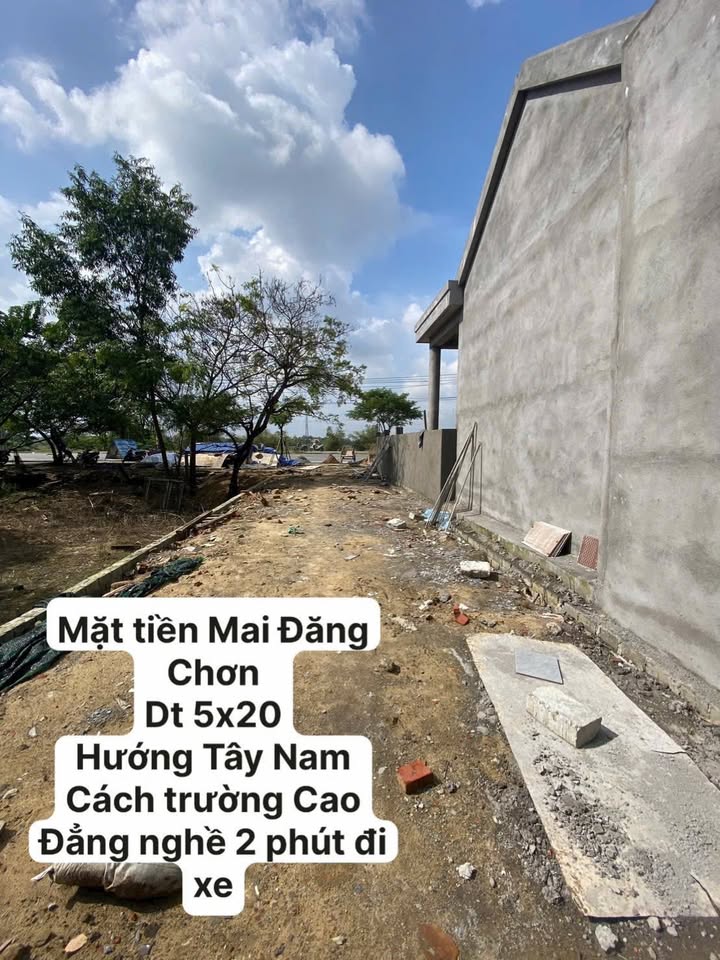 FrontHouse mặt tiền đường Mai Đăng Chơn quận Ngũ Hành Sơn 100m² giá 3 tỷ - Cơ hội đầu tư tuyệt vời!