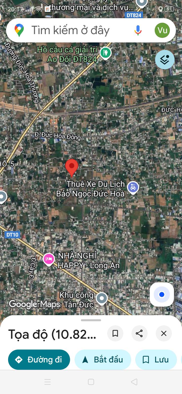 Đất nền thổ cư 265m² đường ô tô ấp Bình Tả 2 - Giá 2.2 tỷ chính chủ!