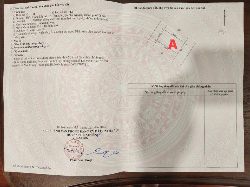 Đất nền Phượng Dực 120m² giá 3.6 tỷ - Đầu tư sinh lời ngay!