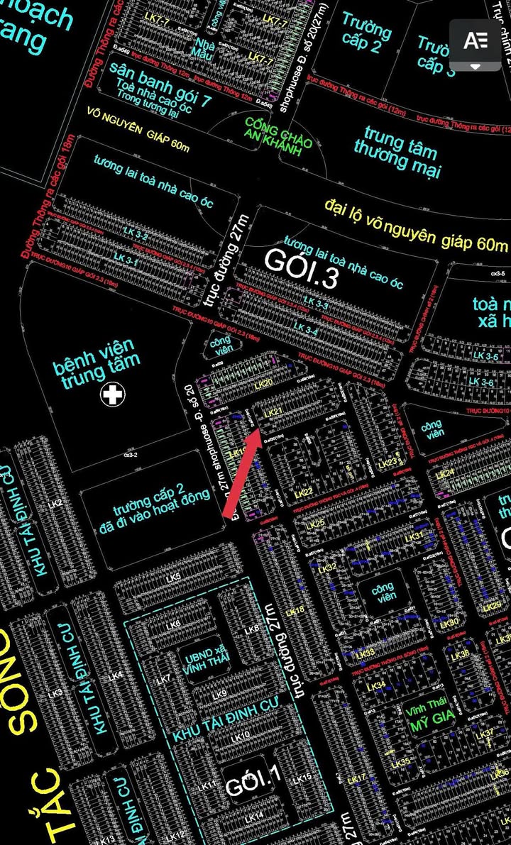 Đất nền Mỹ Gia gói 2, Nha Trang 207m² giá 4.718 tỷ - Đầu tư sinh lời lý tưởng!