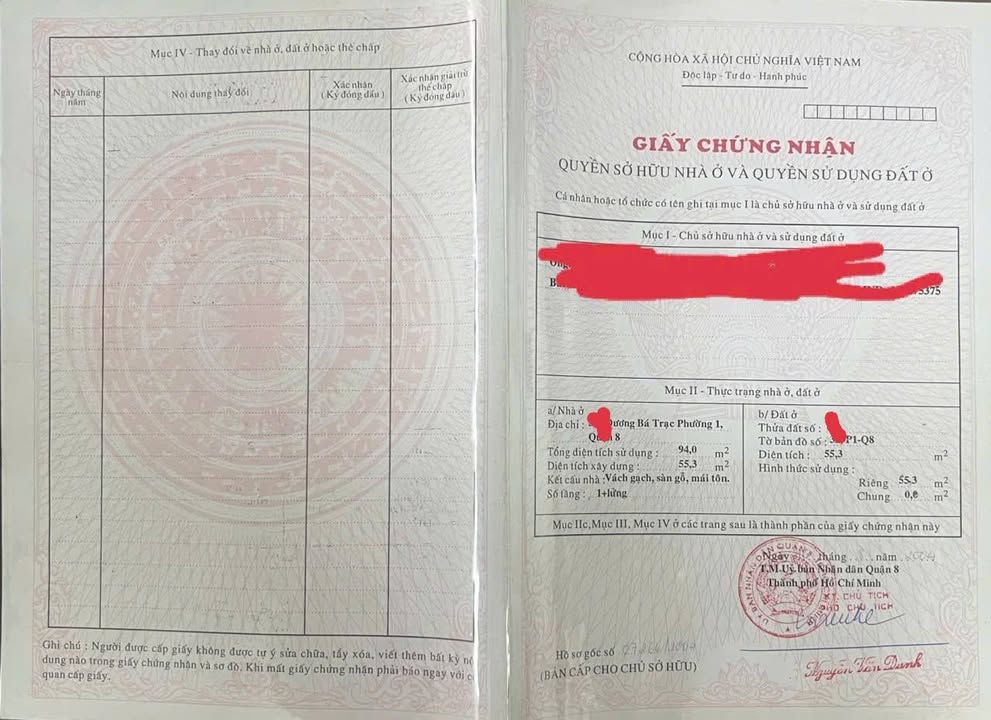 Nhà mặt tiền Dương Bá Trạc Q8 56m² giá 8.5 tỷ - Kinh doanh thuận lợi!