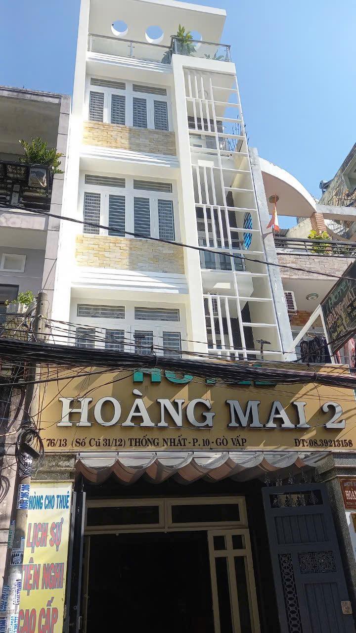 Khách sạn 80m² tại Gò Vấp giá 12.2 tỷ - Đang kinh doanh sẵn, lợi nhuận ngay!