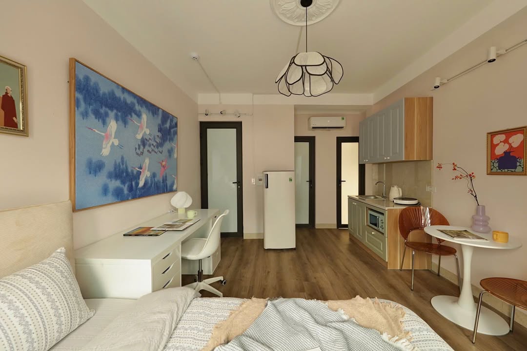 Phòng Studio 25m² tại Triều Khúc - View thoáng, đầy đủ tiện nghi