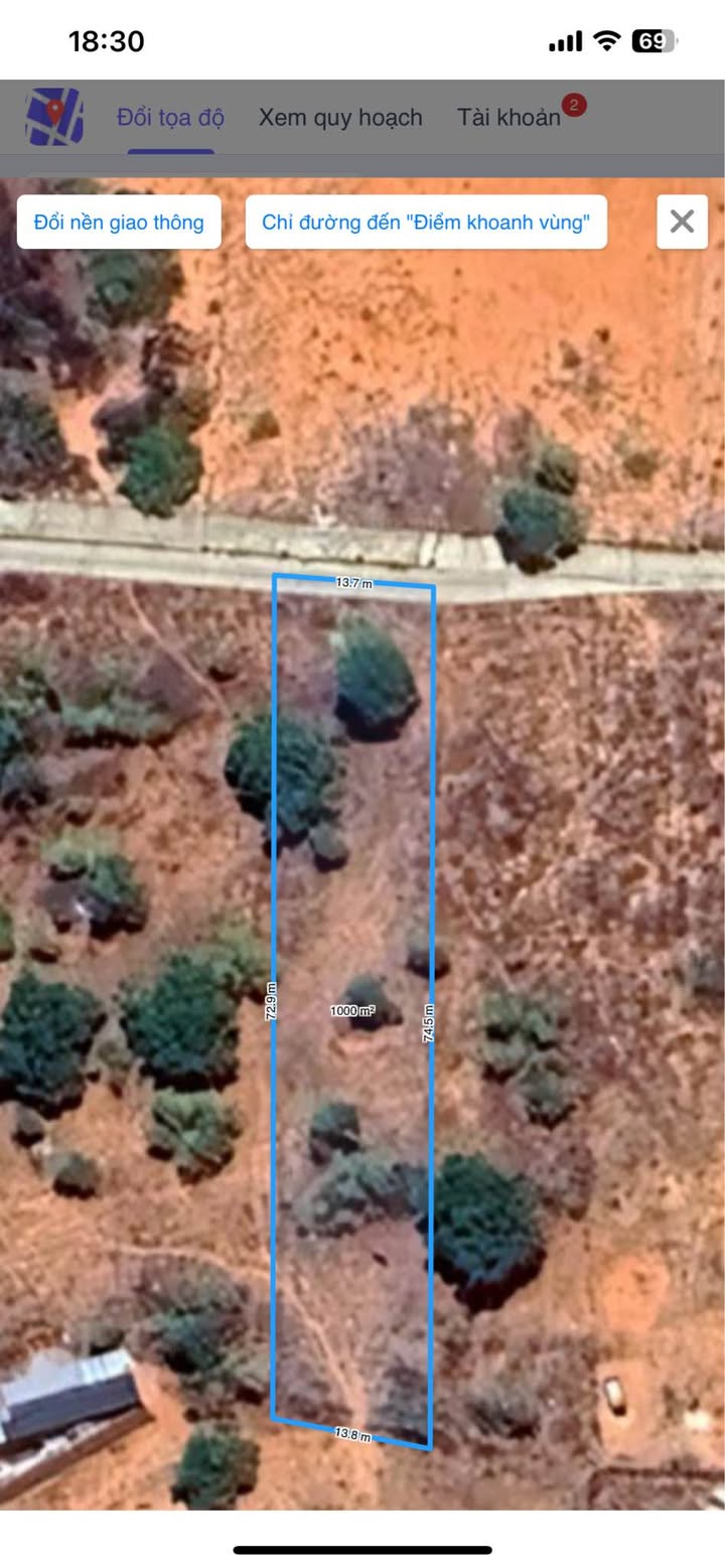 Đất thổ cư Thôn Thiện Trung, Phan Thiết 1000m² giá 1.35 tỷ - Vị trí đẹp, đầu tư lý tưởng!