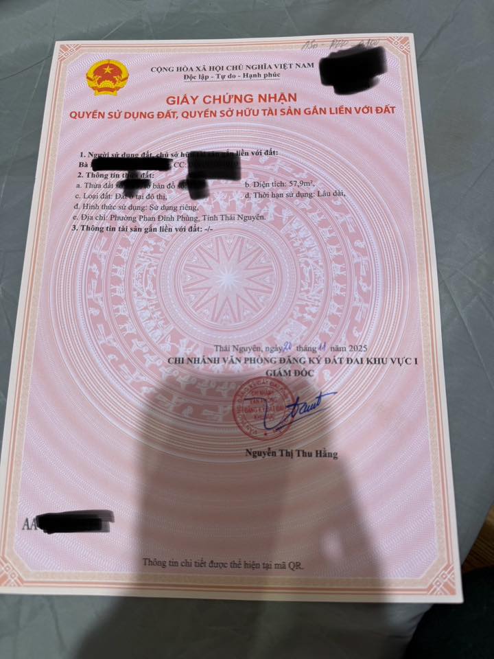 Đất mặt đường Bến Oánh Thái Nguyên 58m² giá 4.5 tỷ - Đầu tư sinh lời ngay!