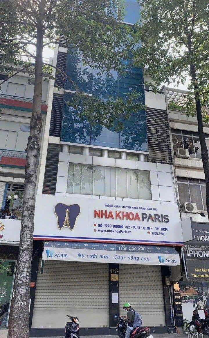 Cho thuê Nhà 179 Đường 3/2, Quận 10 - Diện tích 250m², Thang máy, Giá 65 triệu