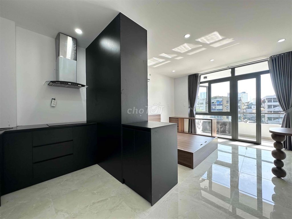 Căn hộ 1PN Trường Sa, Quận 3 - 50m² giá 9.9 triệu - View sông thoáng đãng!