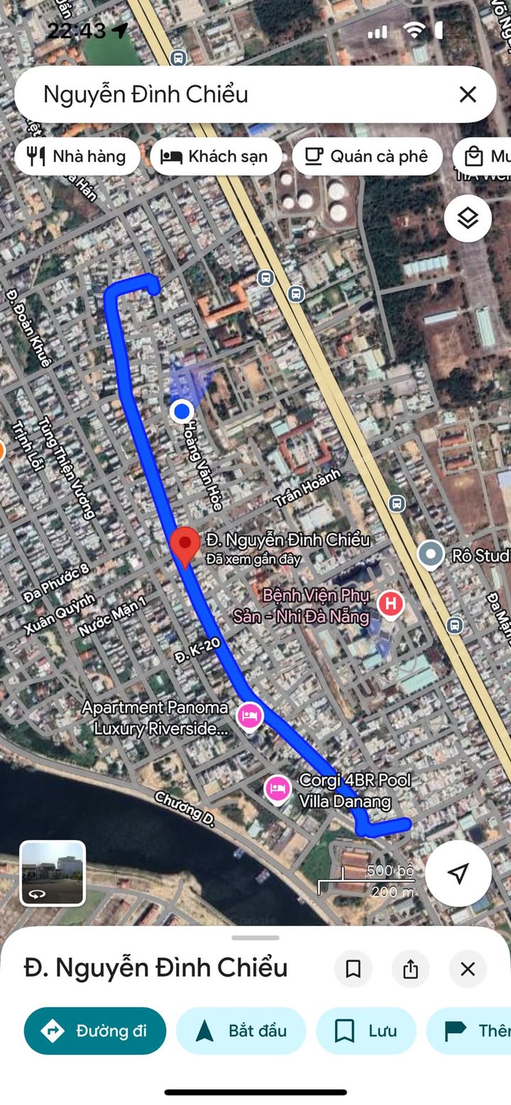 Bán Lô Đất Mặt Tiền Nguyễn Đình Chiểu, Đà Nẵng 181m² - Giá Cực Mềm, Đầu Tư Sinh Lời!