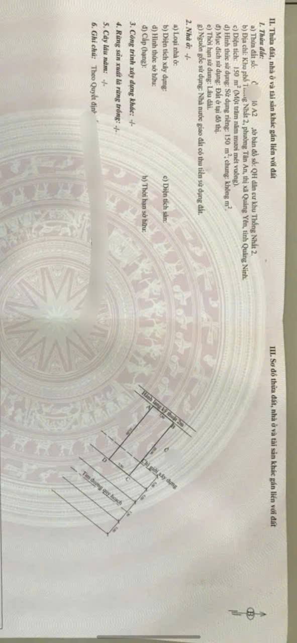 Đất mặt biển Thống Nhất 2, Quảng Yên - 100m² giá 4x triệu/m² - Cơ hội đầu tư hấp dẫn!