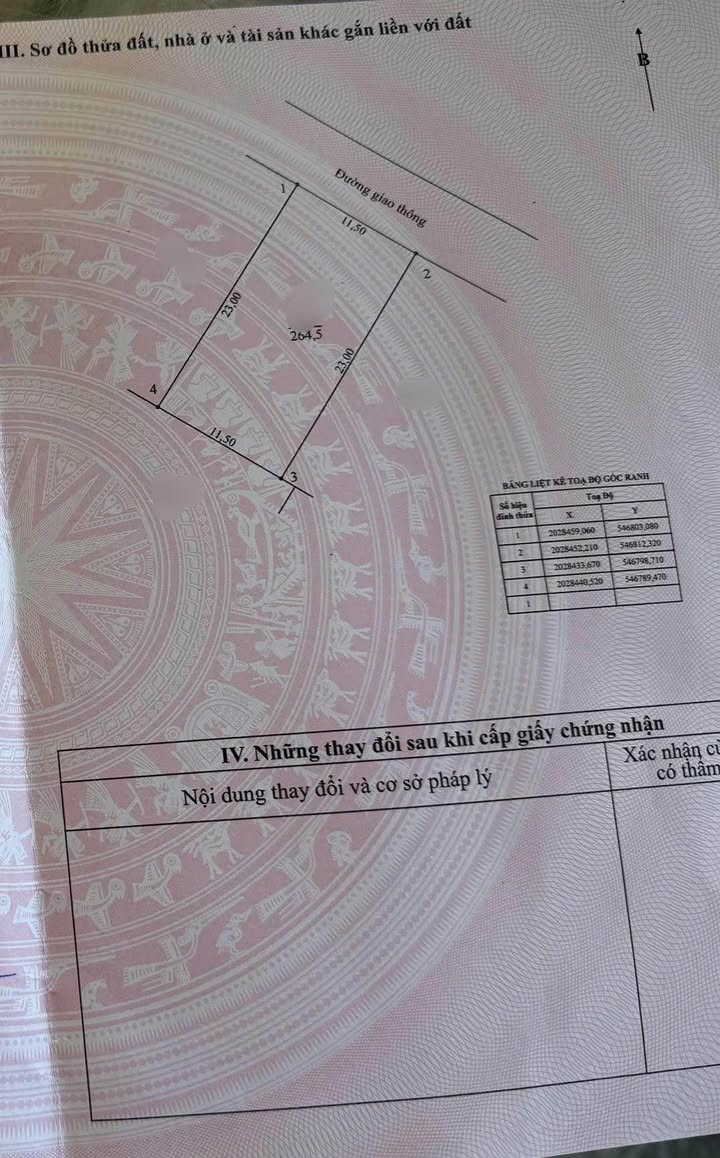 Đất nền Tượng Sơn, Thạch Hà 264m² giá 2 tỷ - Đường QH 8m thông thoáng!