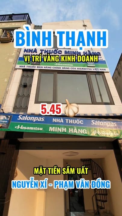 FrontHouse Đặng Thuỳ Trâm, Bình Thạnh 70m² giá 5.45 tỷ - Mặt tiền kinh doanh sầm uất!